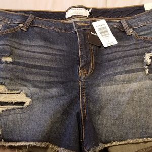 Torrid Distressed Jean shorts